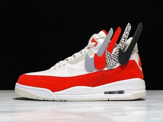 Cheap TBkick CJ0939-100 3 Tinker Retro University Red Jordan White Air 0714